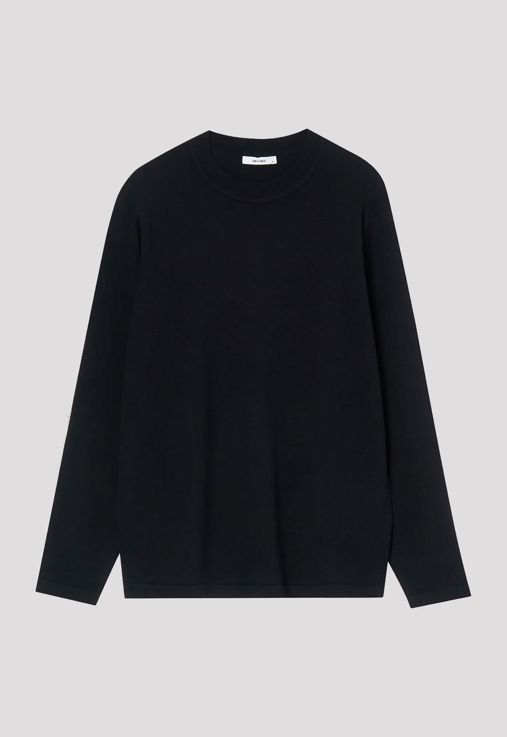 Jac+Jack AUGUST COTTON CASHMERE SWEATER in Black